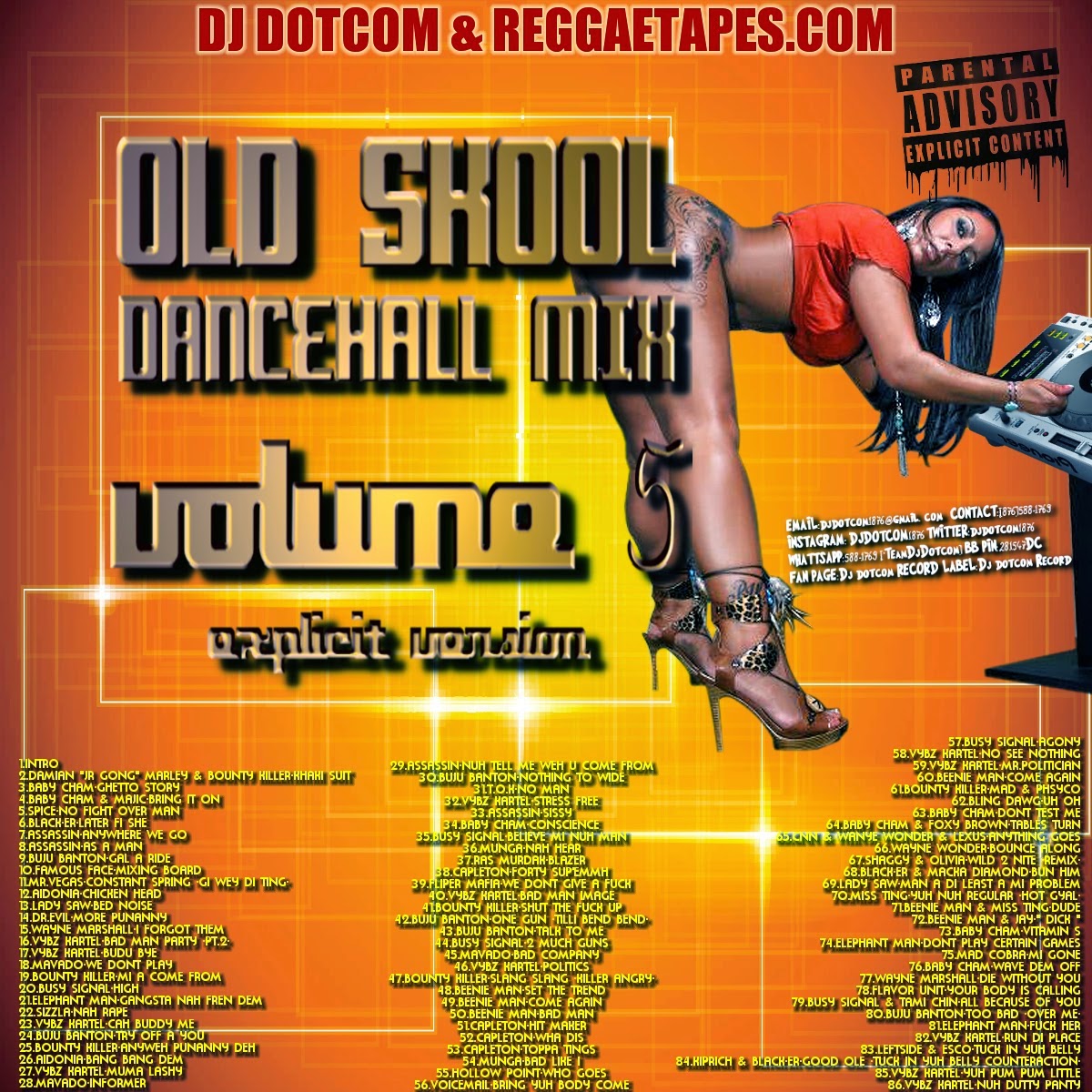 REGGAETAPES DJ OLD SKOOL DANCEHALL MIX VOL 5